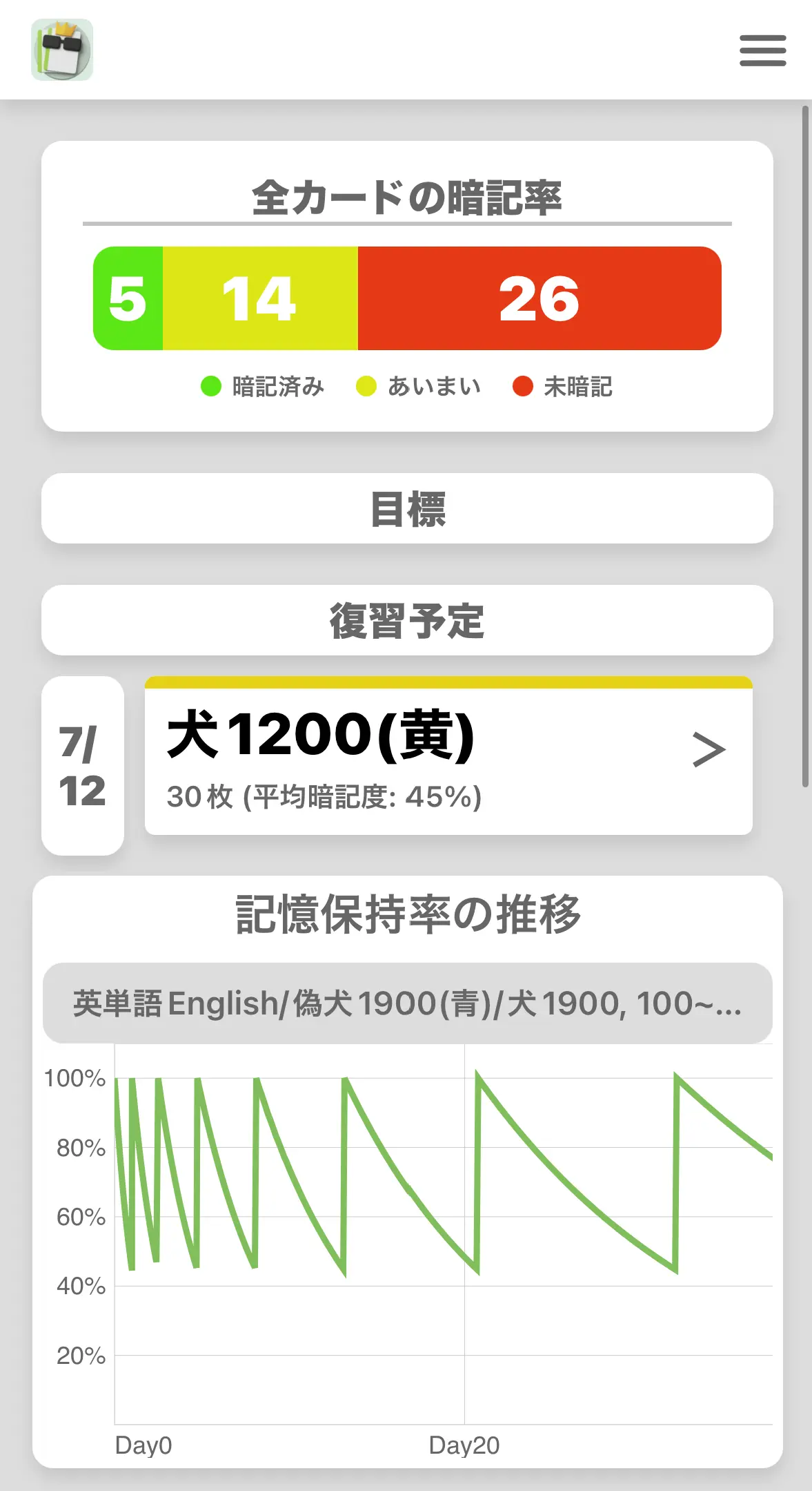 ホーム画面 スクリーンショット